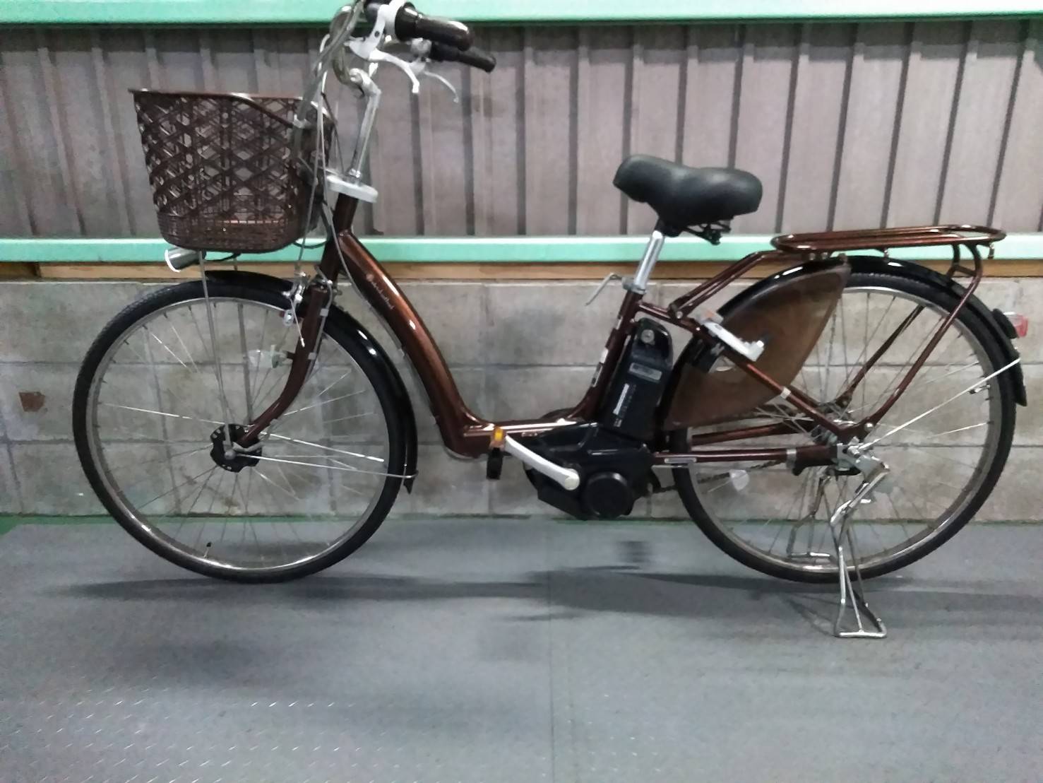 15 ブリヂストン新機種電動アシスト自転車BEAUTE26インチアズキアルミ