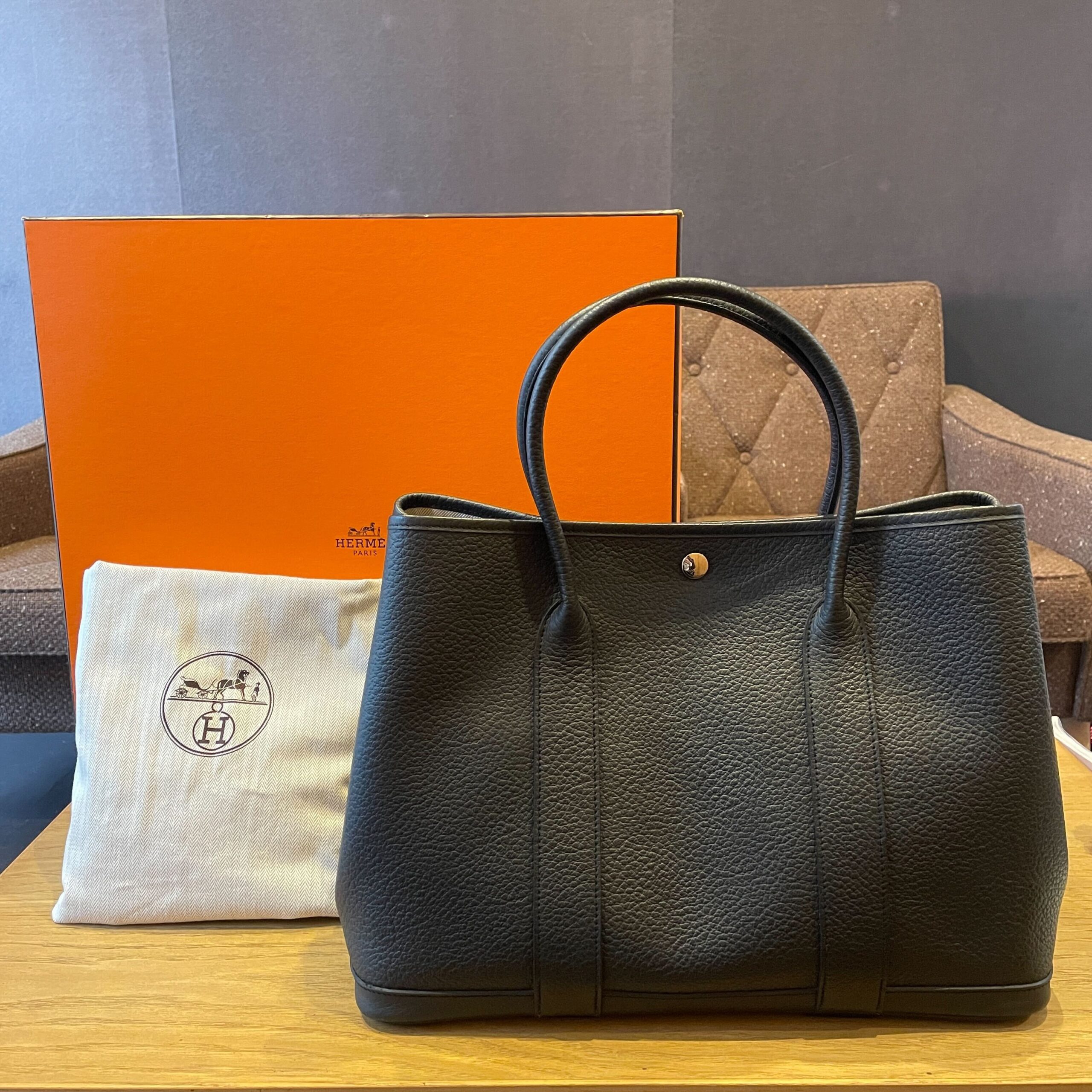 エルメス ガーデンパーティ PM 黒 | 北九州（小倉）・下関の質屋