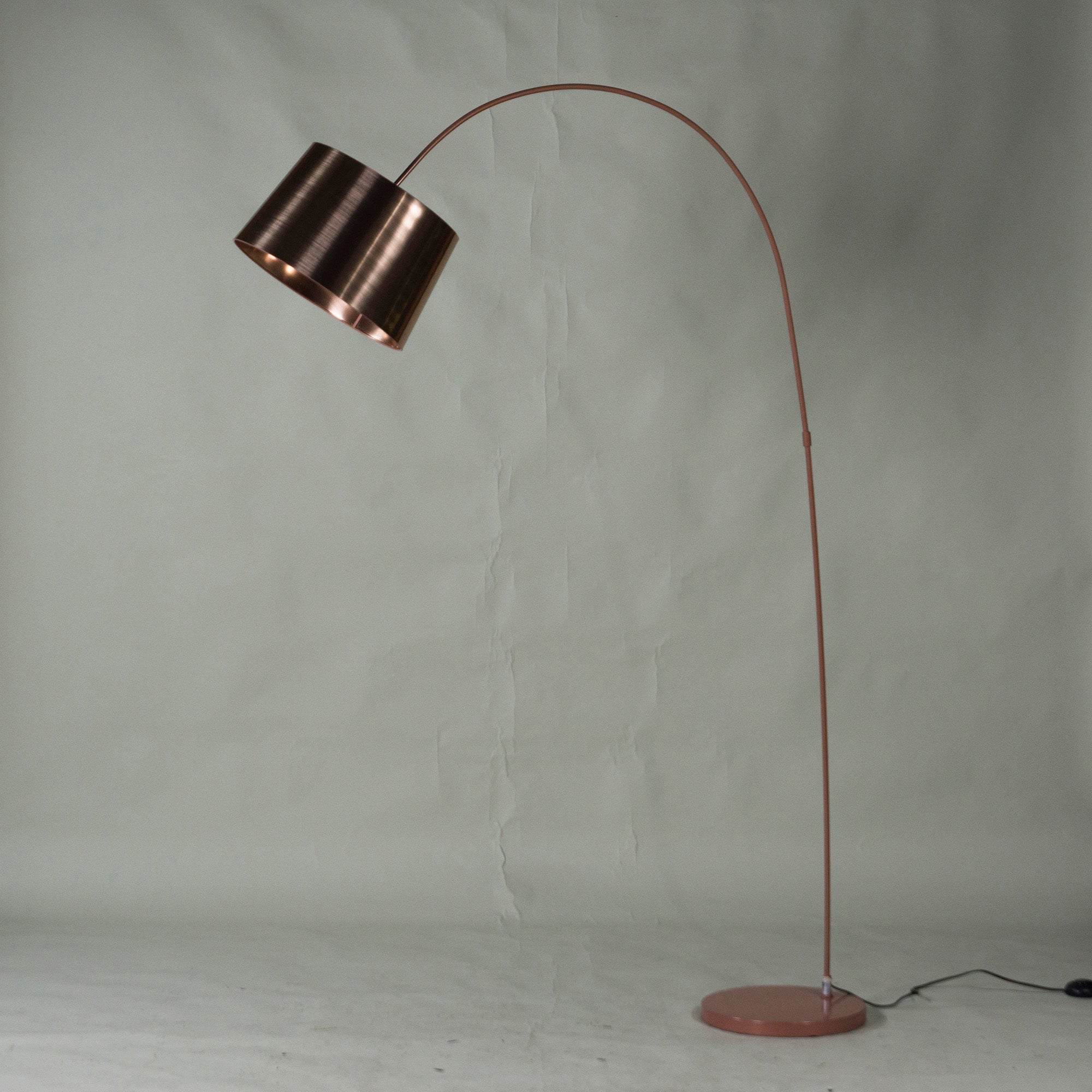 BoConcept KUTA Floor Lamp Brushed Copper Finish Stand Light Indirect L