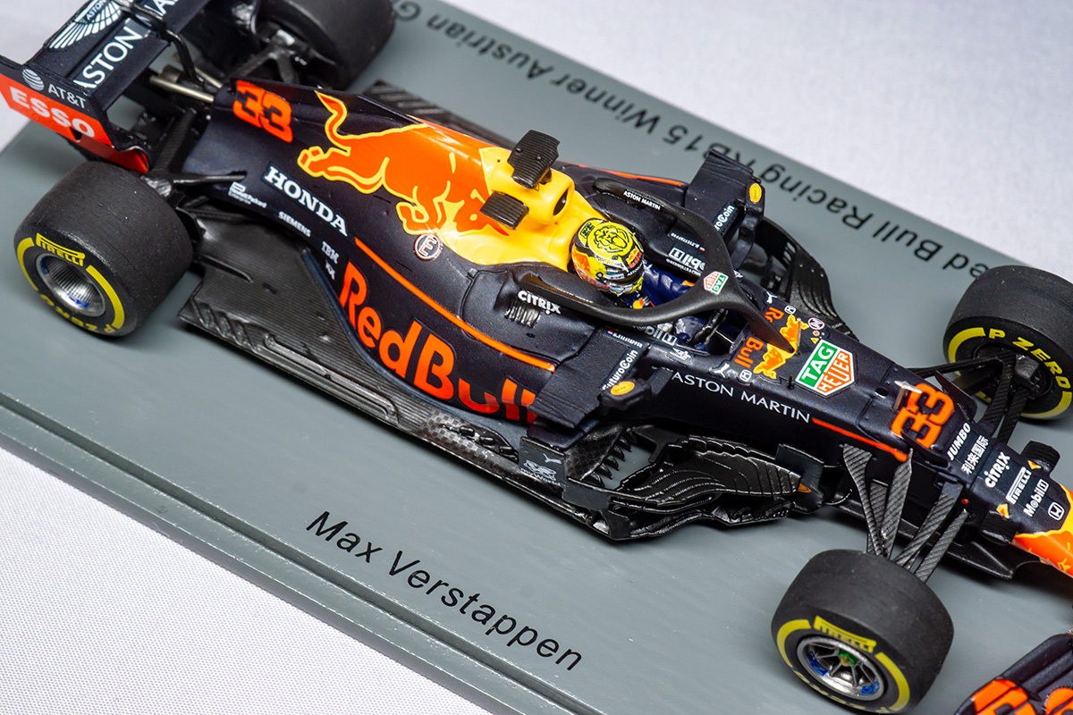 Spark Red Bull RB15 Honda M. Verstappen Winner Austrian GP 2019