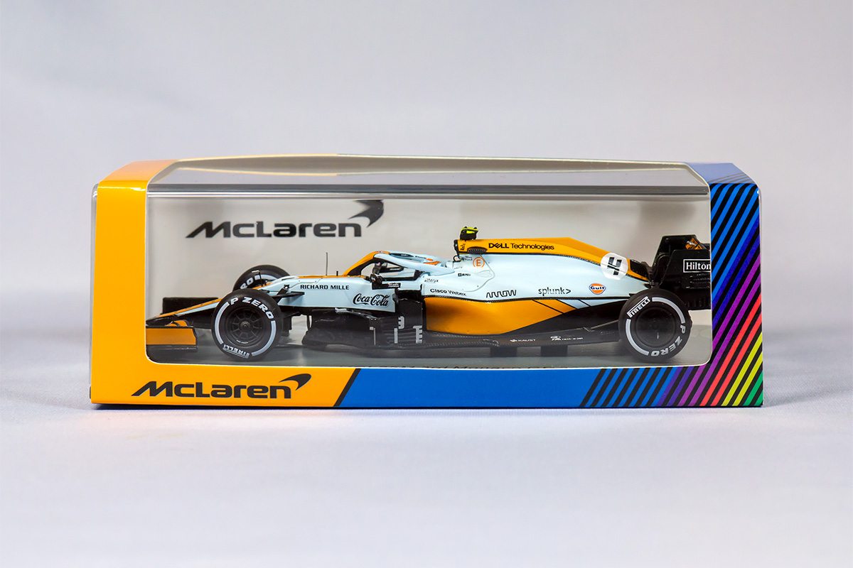 Spark McLaren MCL35M L. Norris 3rd Monaco GP 2021 | b's mono-log