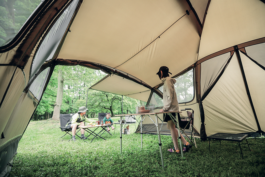 ザ・ノース・フェイスの極上“2LDKテント”「ノーチラス4×4」の完成度