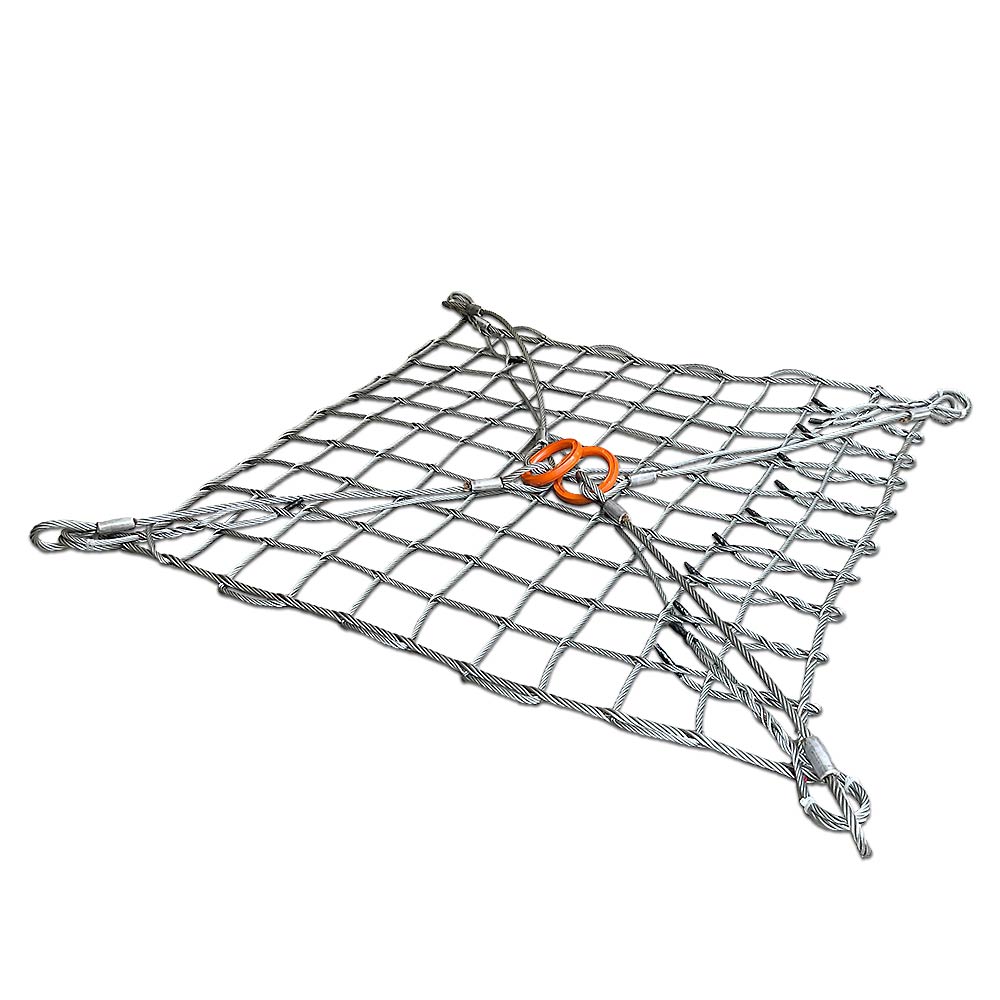 ワイヤーもっこ モッコ 2,000×2,000 ヘビ口 業務用 ワイヤーモッコ