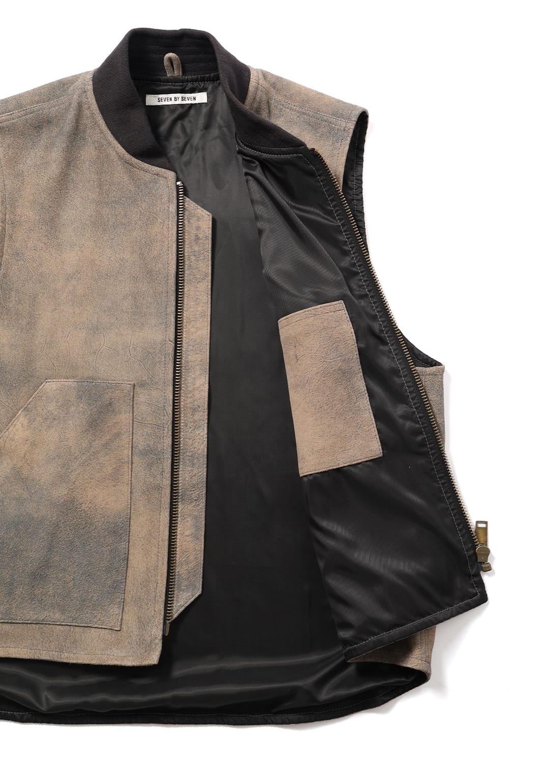 LEATHER WORK VEST|レザーワークベストレザーワークベスト| MOONLOID