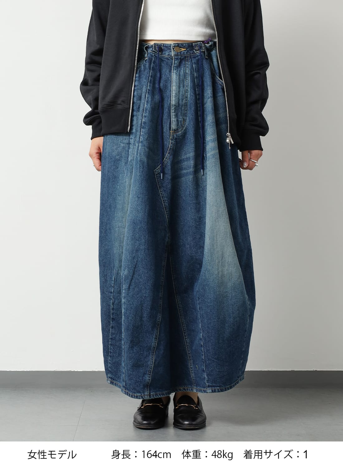 H.D. JEAN SKIRT - 12OZ DENIM|ヒザデル ジーンスカート - 12オンス