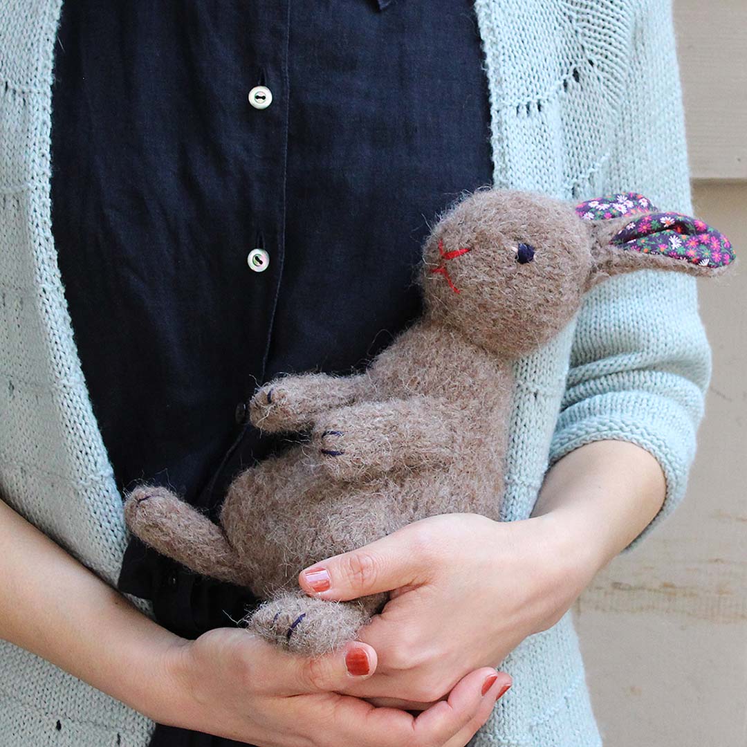 受注商品】金森美也子×MOORIT 森のともだち うさぎ（完成品） – moorit