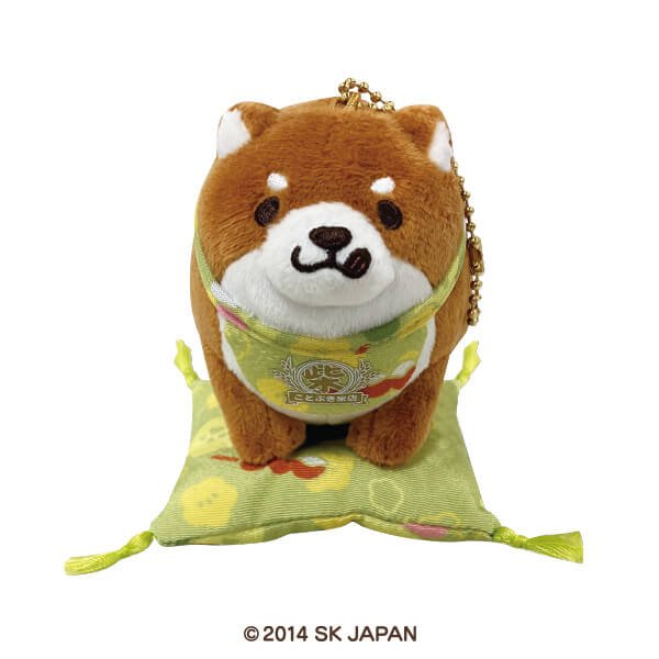 忠犬もちしば ぬいぐるみボールチェーンざぶとん(お団子) 【ドン