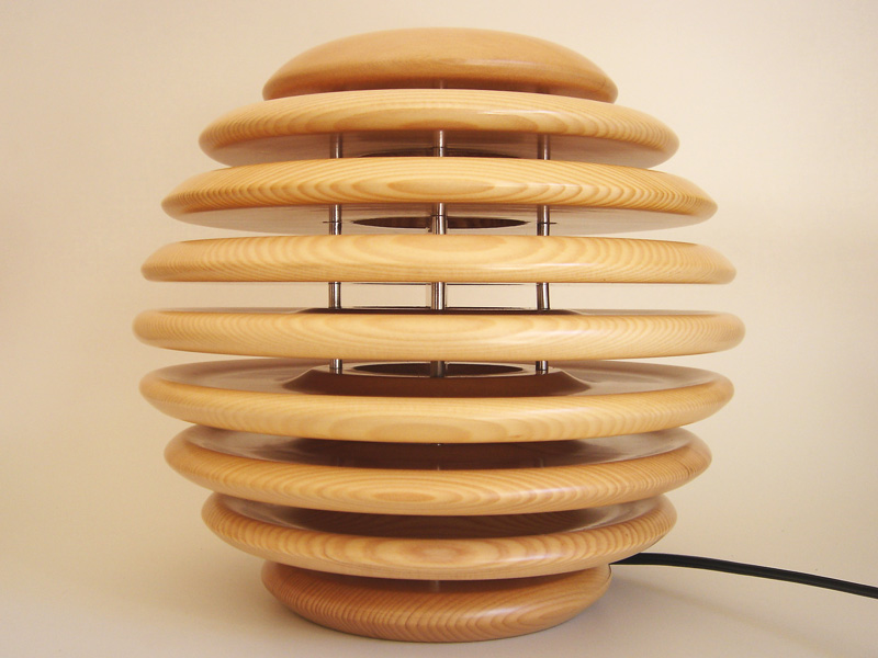 モコロ‐木目 MOCORO-NT Mocoro Lamp 【照明作家 谷俊幸】