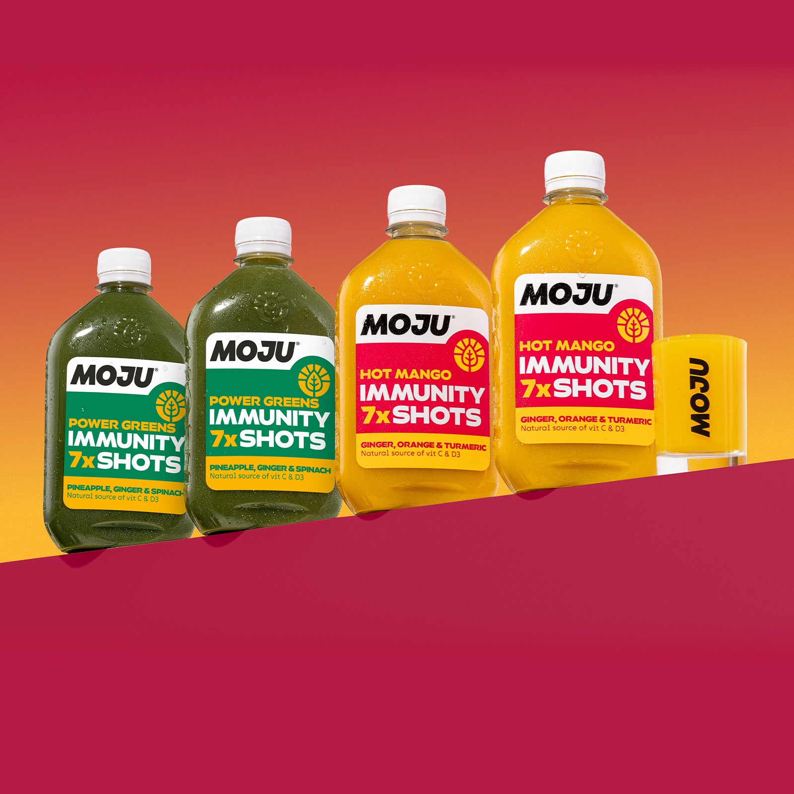 Immunity Shots | Hot Mango & Power Greens – MOJU