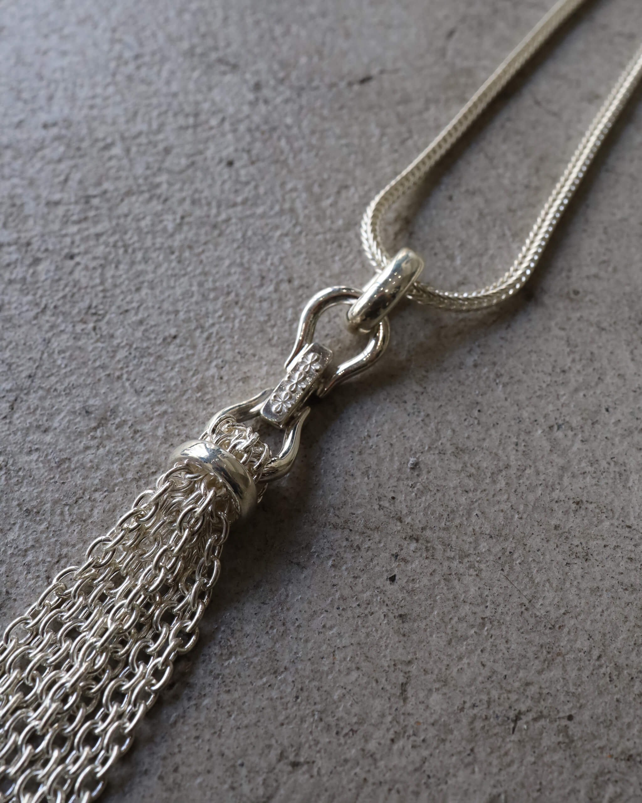 WAKAN SILVER SMITH Tassel necklace (M) [C-037] -MORLS-