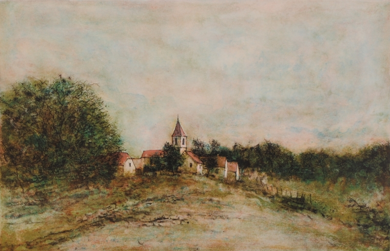 インテリアの絵画をリトグラフの版画で制作したベルナール・ガントナー