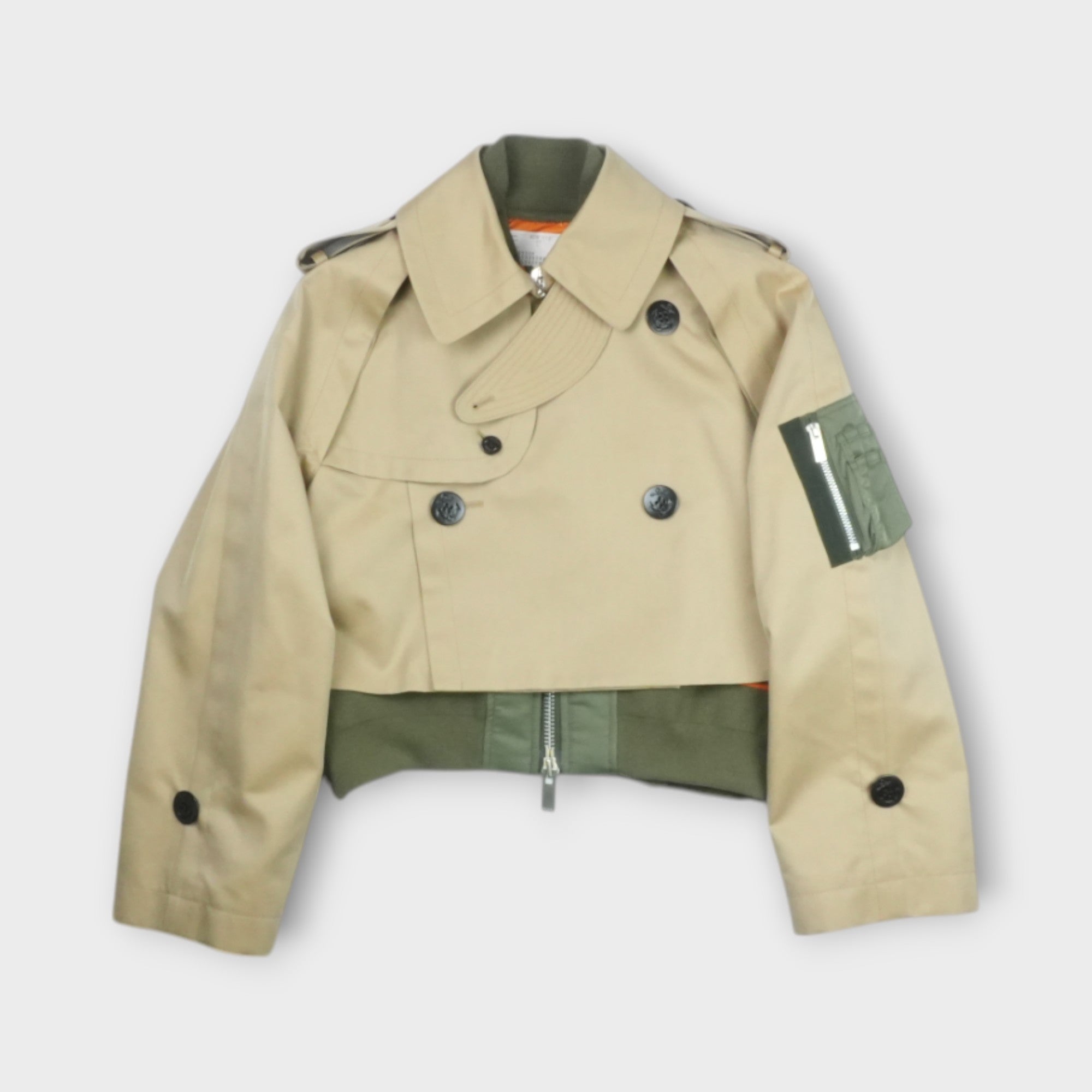 sacai Cotton Gabardine x Nylon Twill Blouson – mou by ACROPOLIS