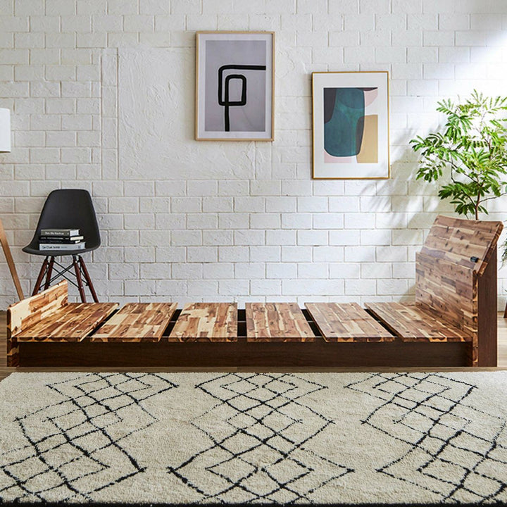 Lip リップ ベッドフレーム 大川家具 モーブル【開梱設置無料