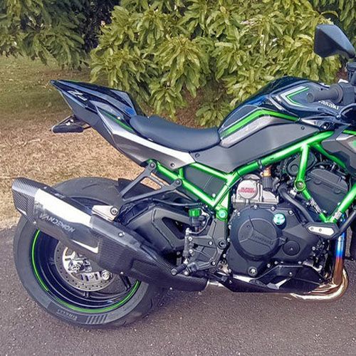 Z H2 20- ステルスEバルブ チタン フルエキゾーストマフラー Vandemon