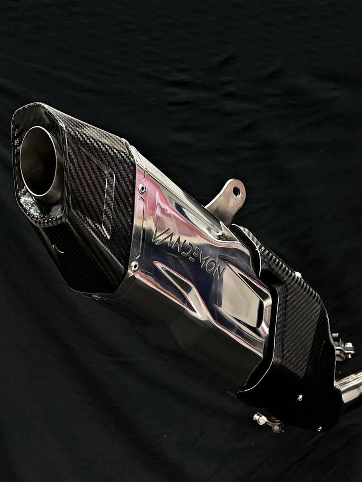 Z H2 20- ステルスEバルブ チタン フルエキゾーストマフラー Vandemon