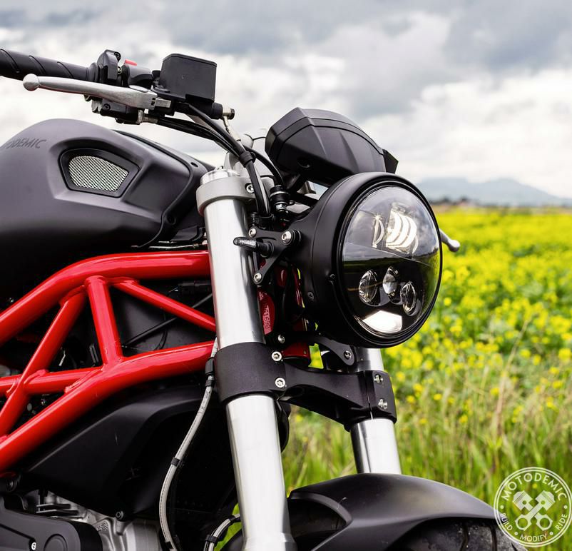 MOTODEMIC EVO-S LED ヘッドライト Monster 696/796/1100 | バイク