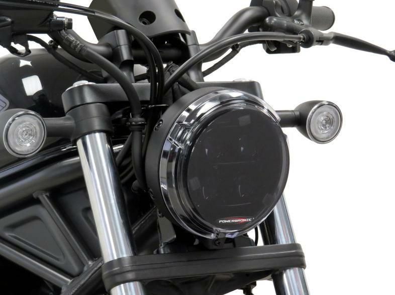 POWERBRONZE ヘッドライトプロテクター レブル250/500 17- ダーク