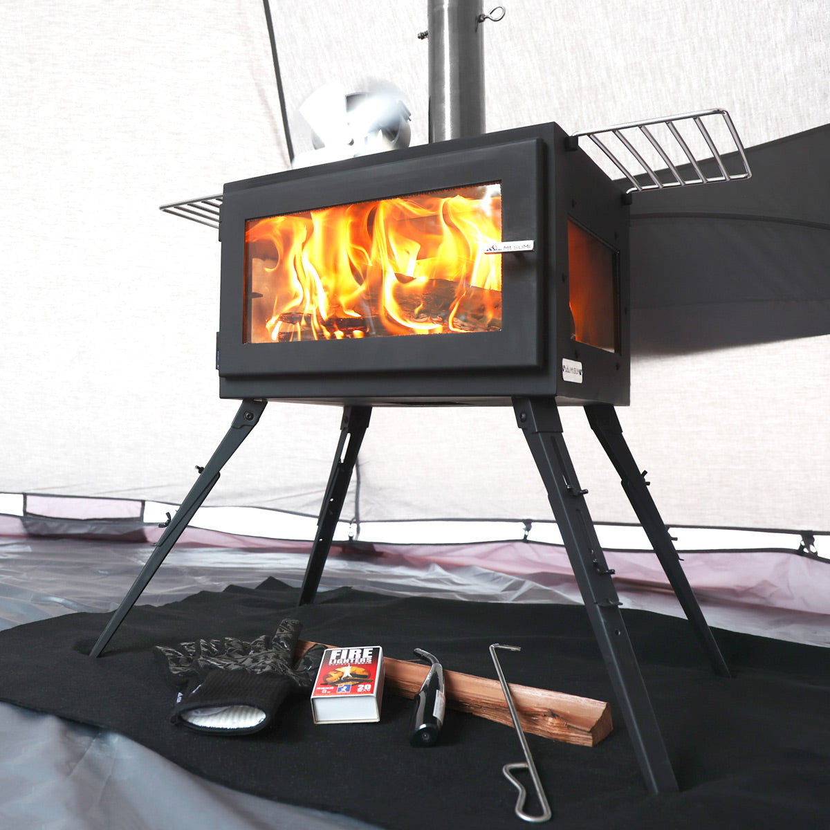 薪ストーブ用 延長脚 (オーラ ver.2 / オーラ / コージー) / Extension