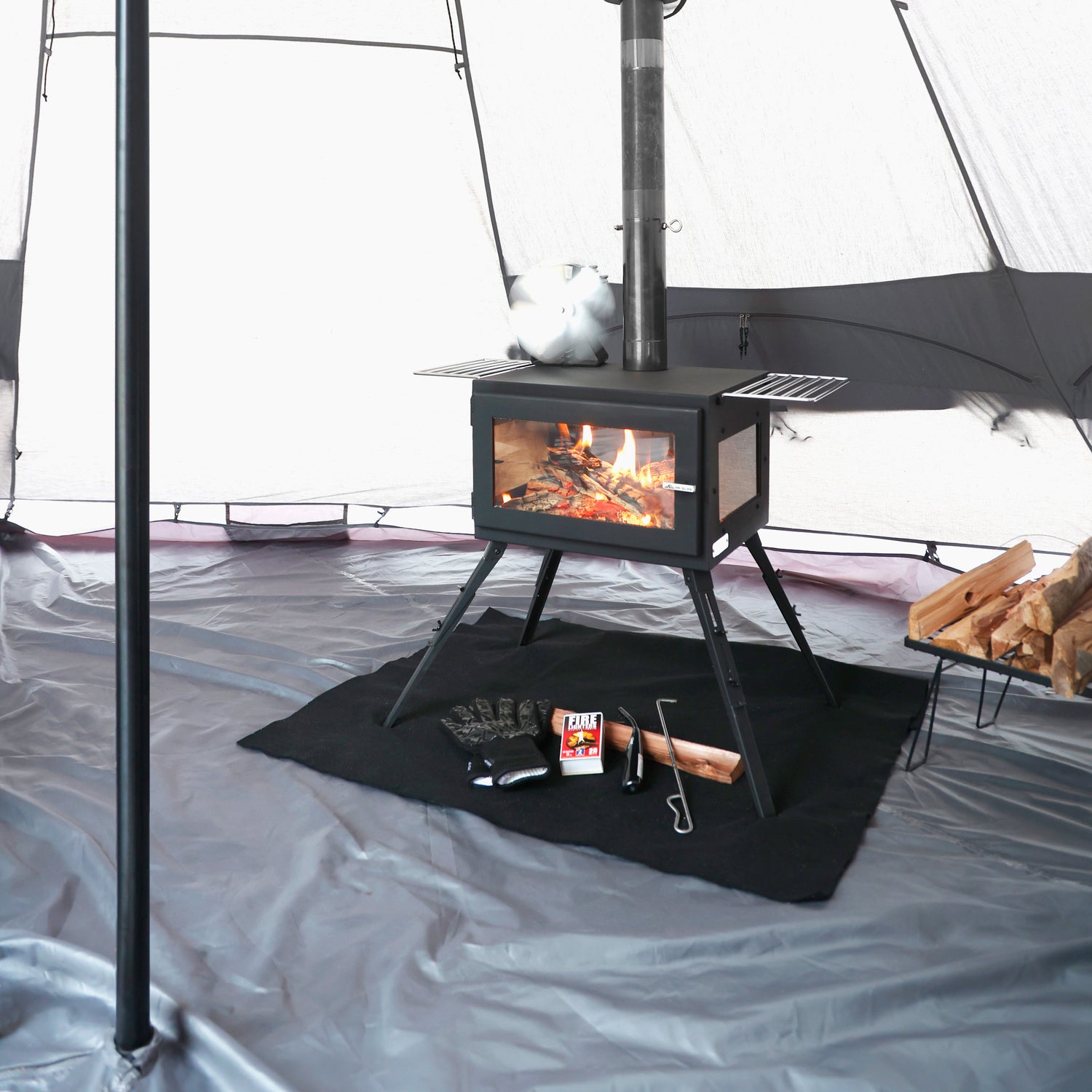 薪ストーブ用 延長脚 (オーラ ver.2 / オーラ / コージー) / Extension