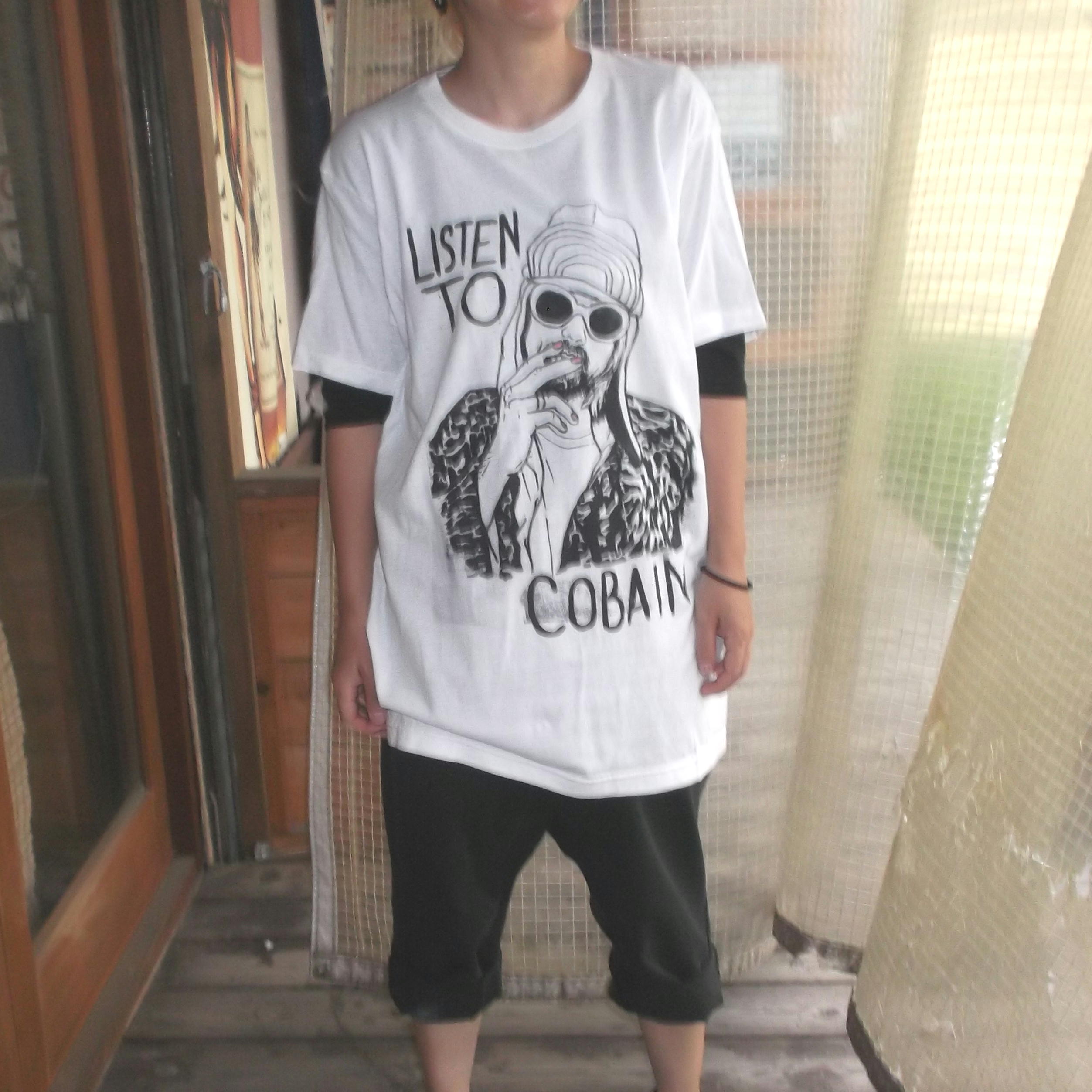 バンドTシャツ,通販 カート コバーン,Tシャツ,Kurt Cobain 公式 ロック