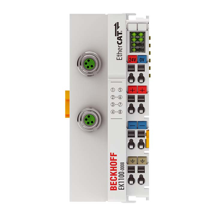 EK1100-0008 | EtherCAT Coupler with M8 connection | ベッコフ 日本