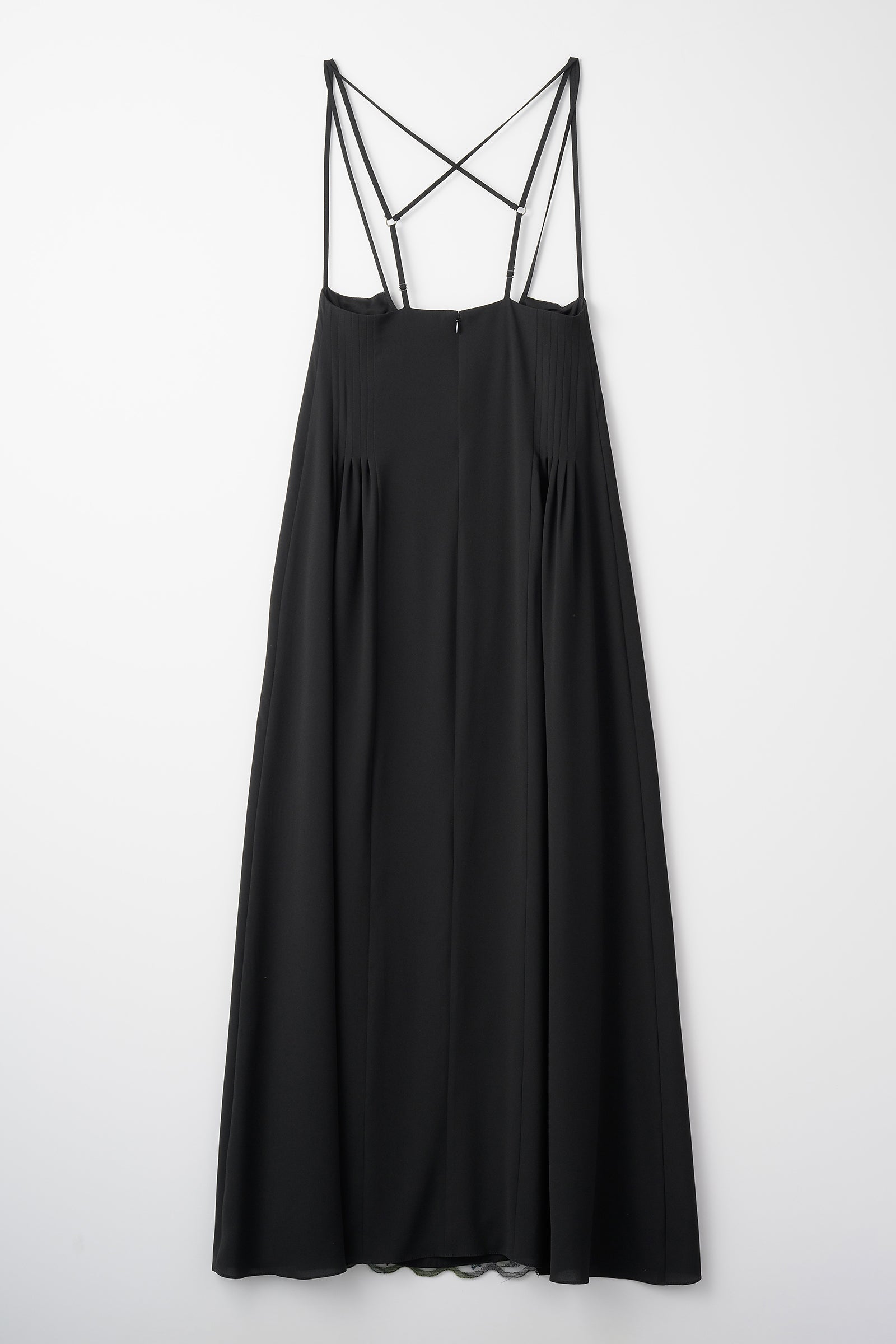 Floating flower lace skirt (Black)