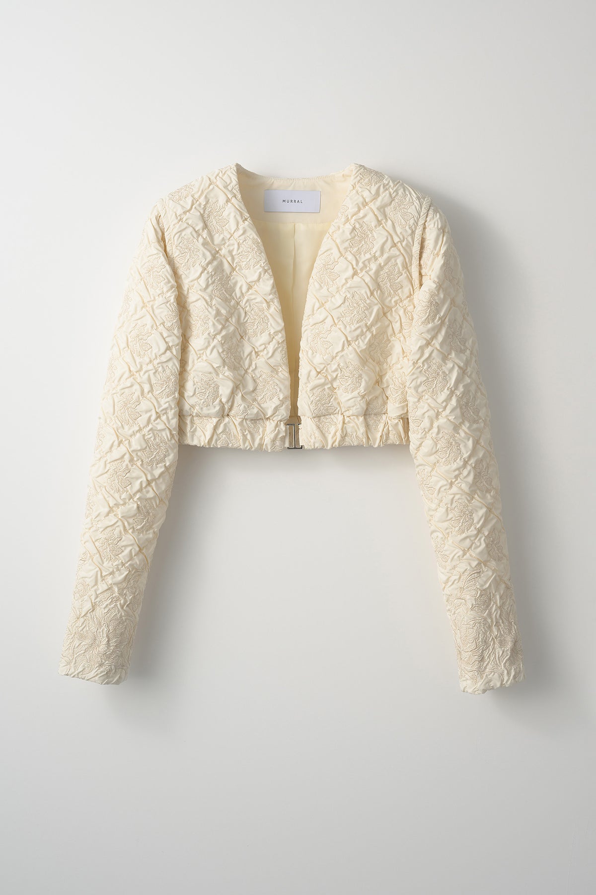 Dahlia shrinking embroidery