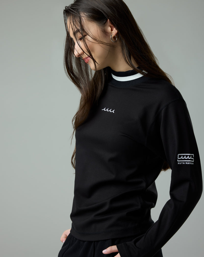 V12 MU12 MOCK mutaコラボ レディース モックネック S V12 MU12 MOCK