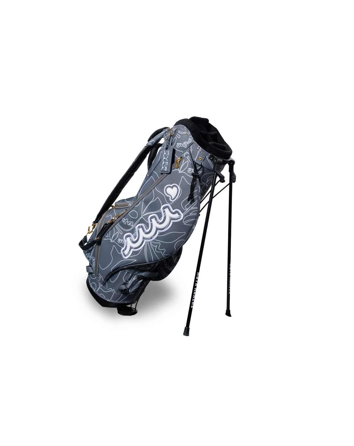 スタンドキャディバッグ＆ヘッドカバーセット(フローラル) [全3色