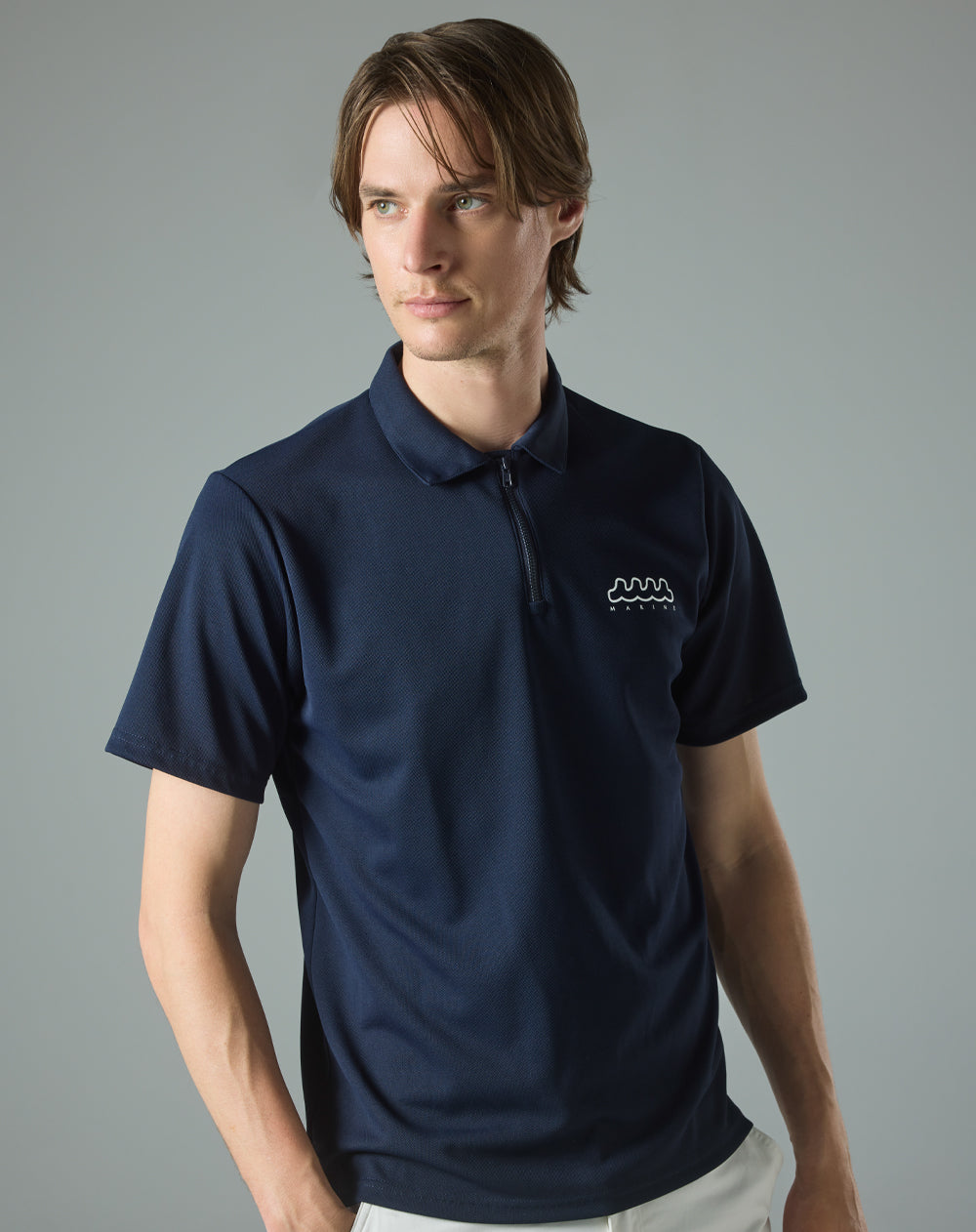 ハーフジップ ポロシャツ [全3色] – muta Online Store
