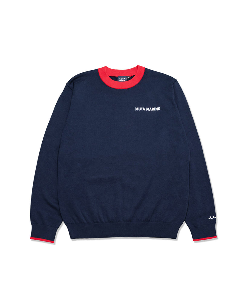 バイカラー クルーネックセーター [全5色] – muta Online Store