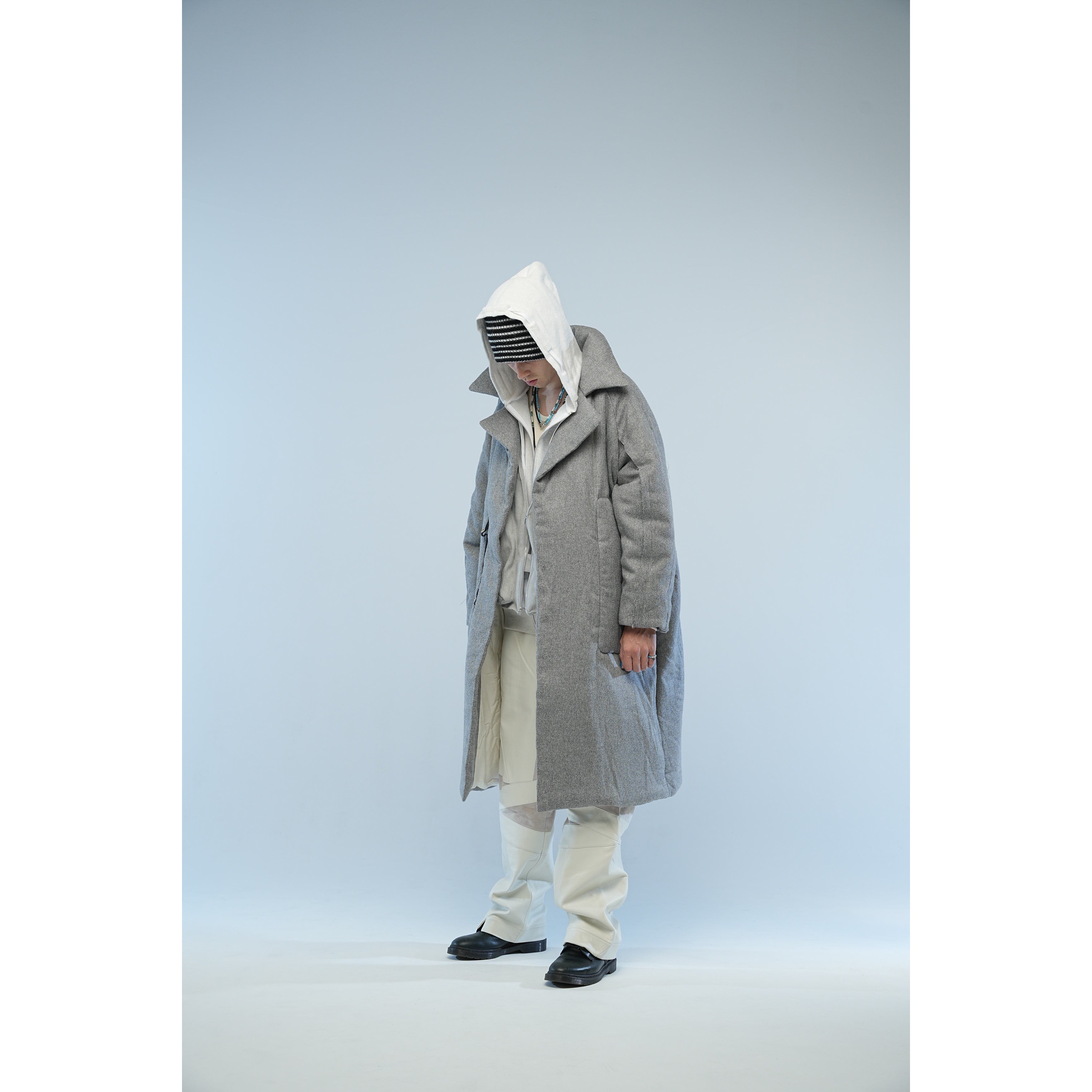 MUZE TURQUOISE LABEL - CIRCUIT RELAXED FIT ZIP-UP HOODIE(MOKU