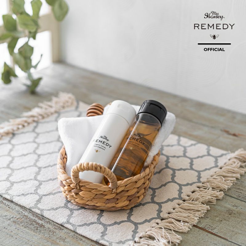 MYHONEY REMEDYレメディーハニーケアトリートメント195g/ ご自宅用簡易