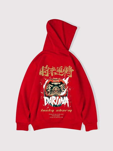 Daruma Hoodie 'Ehime' – My Japan Clothes