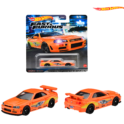 ホットウィール ワイルド・スピード - 日産 スカイライン GT-R(BNR34