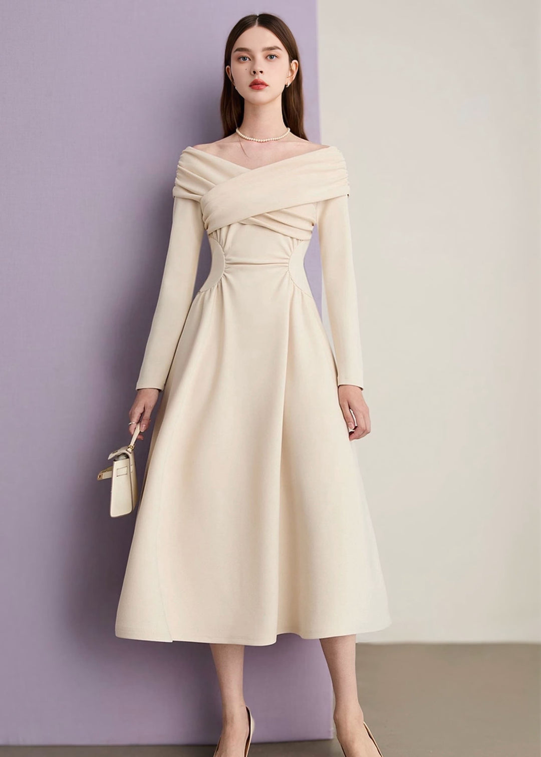 n-frameバーガンディ ドットチュールミニドレス ワンピース エヌ