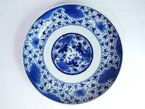 古伊万里 花唐草 松竹梅図 尺皿 大皿 – n3curio