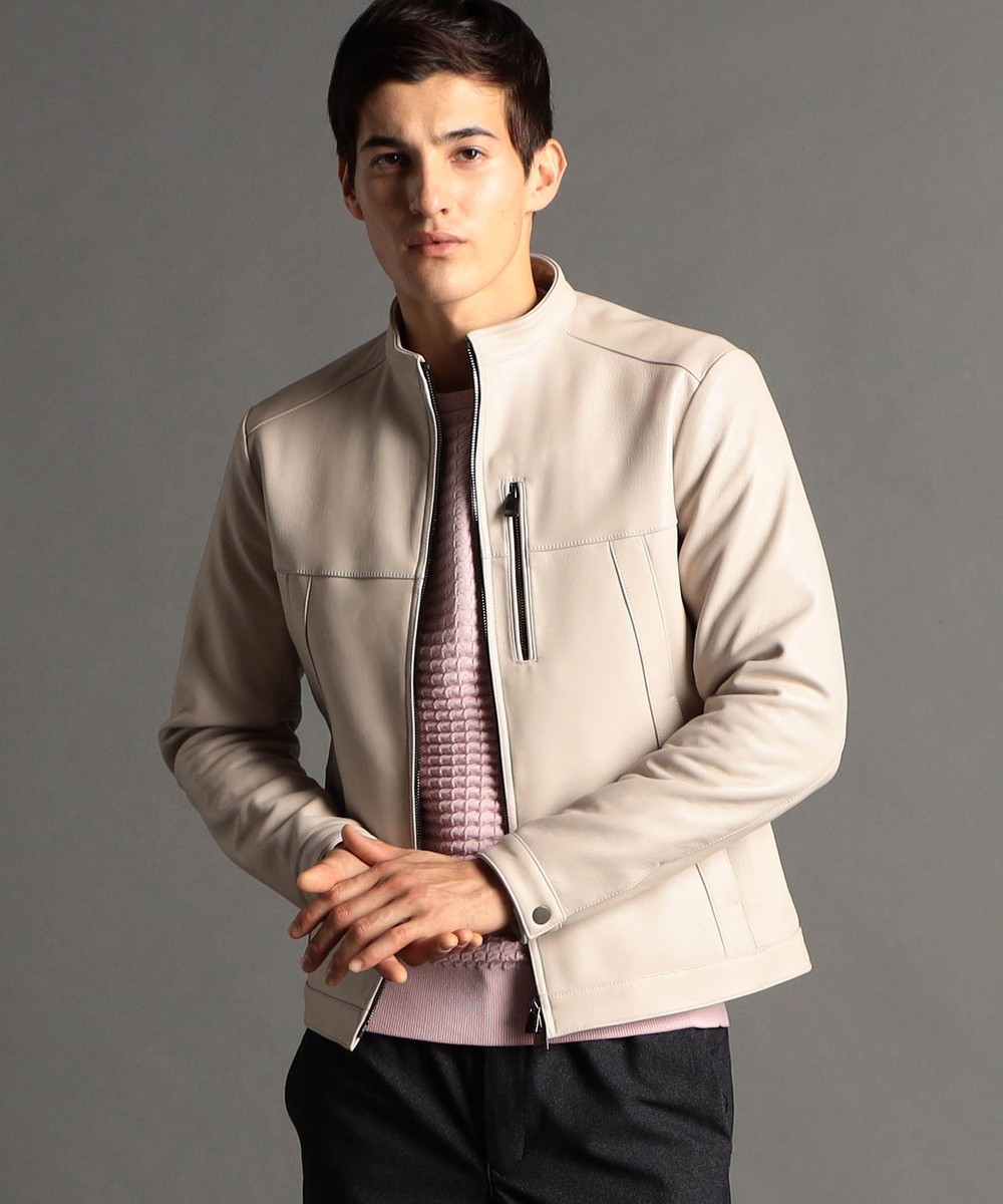 ex/tra】カラーレス レザーブルゾン｜ジャケット/ブルゾン｜ニコル公式