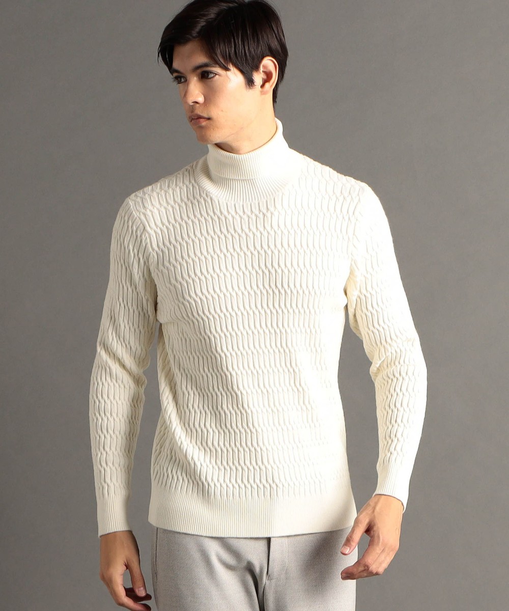 ex/tra】ケーブル タートルネックニット｜プルオーバー｜ニコル公式