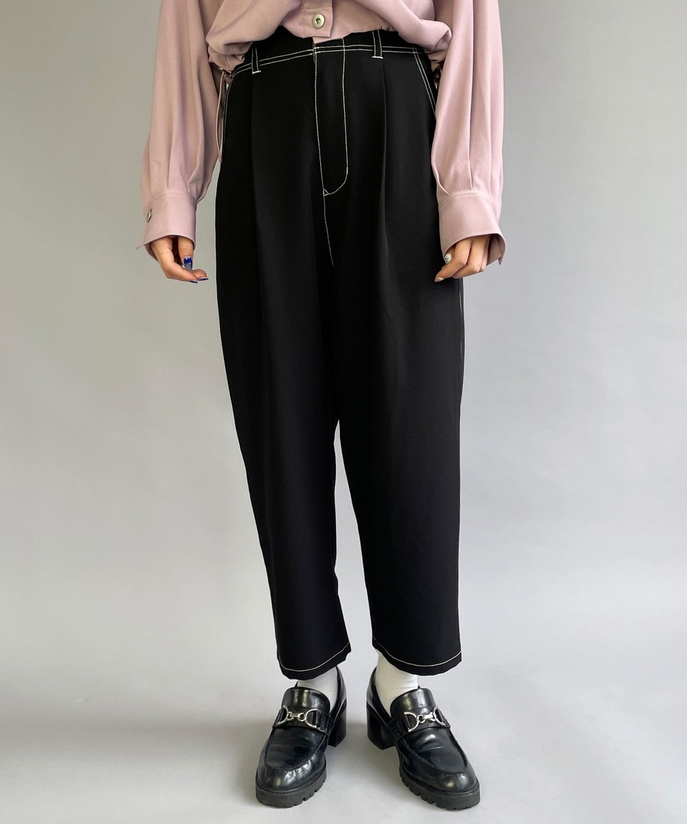 配色ステッチサルエルパンツ｜その他パンツ｜ニコル公式通販サイト
