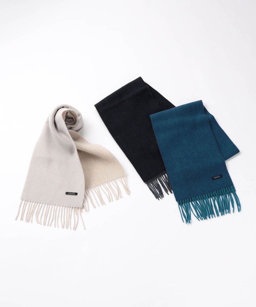 ヘリンボン リバーシブルマフラー｜ストール/マフラー｜ニコル公式通販