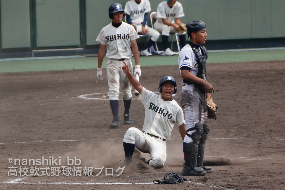 登別明日vs広島新庄】広島新庄が8回一挙7得点で逆転、全国初出場で初