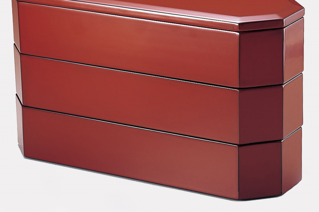 お正月】越前塗 根来 亀甲三段重 - 日本製高級ギフトショップ【堪能や