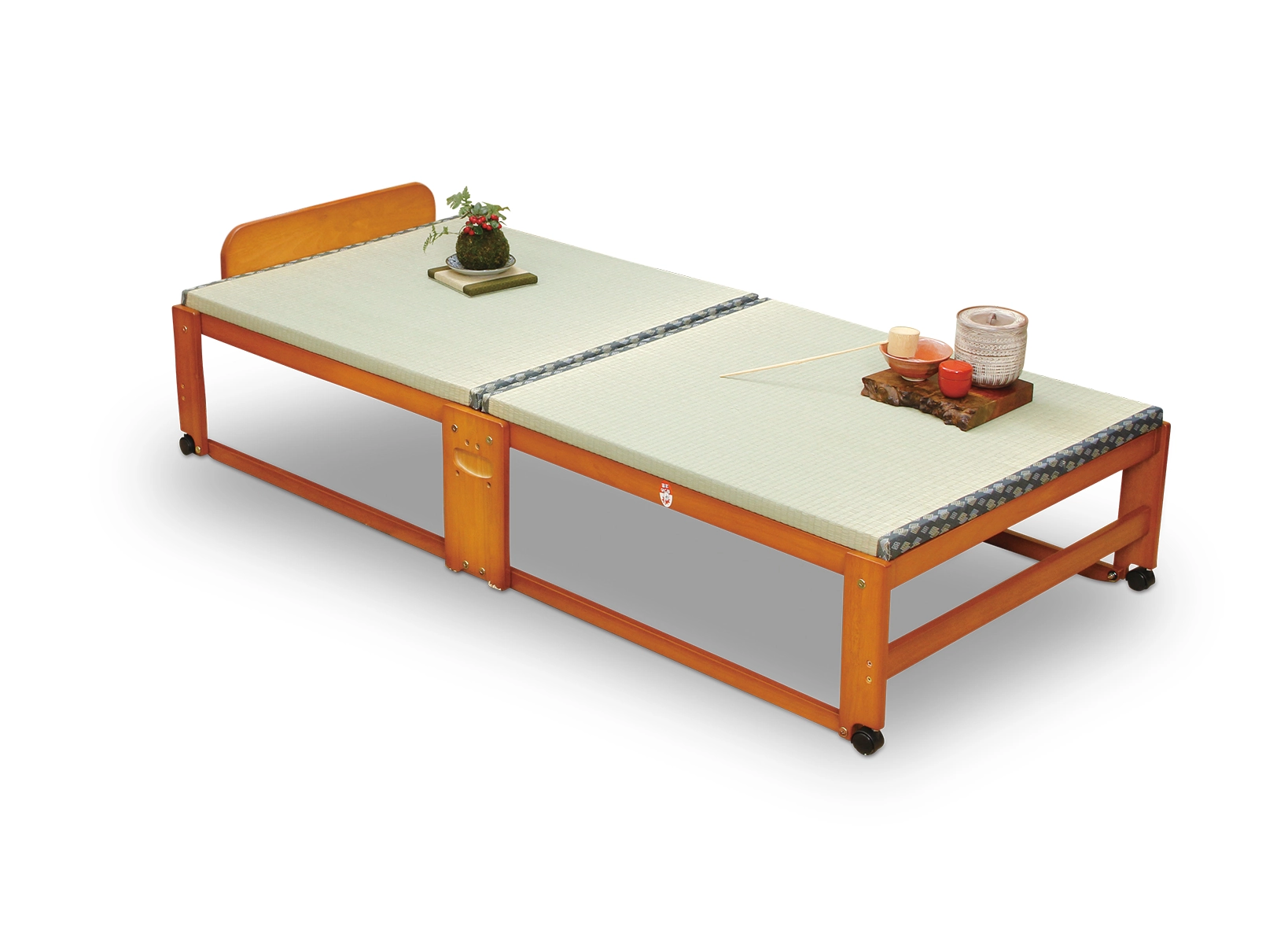 NK-2700］折りたたみベッド畳 ロータイプ シングル - 中居木工