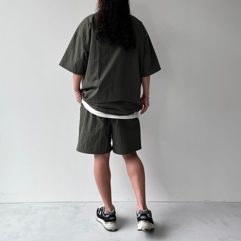 premium nylon setup / olive（プレミアムナイロンセットアップ