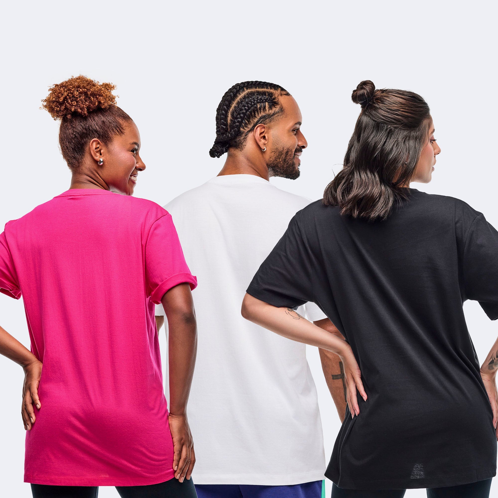 Sizzlin' Crew Neck Tees 12PK - PINK / WHITE / BLACK Z3A000300