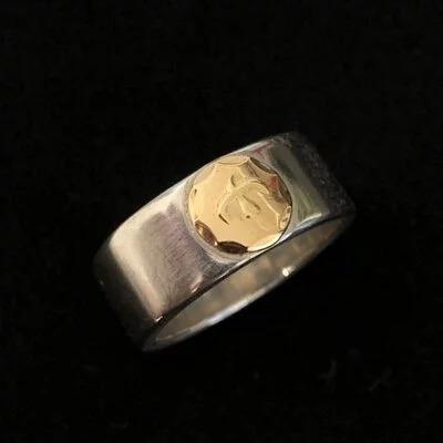 Larry Smith Double Eagle Head Ring - Native Feather | 日本のGoro's