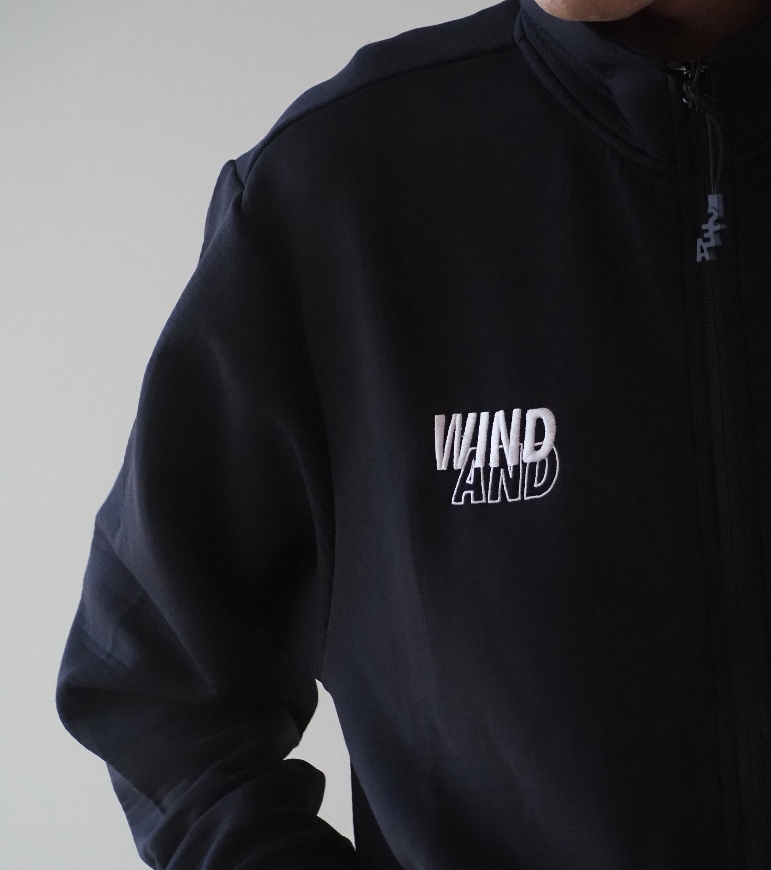 WIND AND SEA ウィンド エアテックス トラック トップ, Black – Navyblue