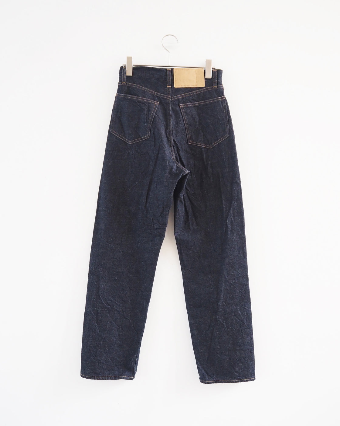 12.9オンス セルヴィチ デニム パンツ スタンダード, Indigo – Navyblue