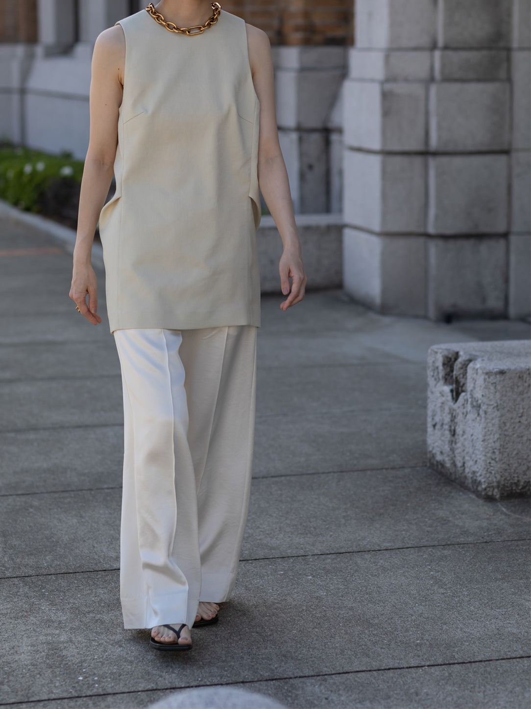 linen tops (-cream-) – NEAU